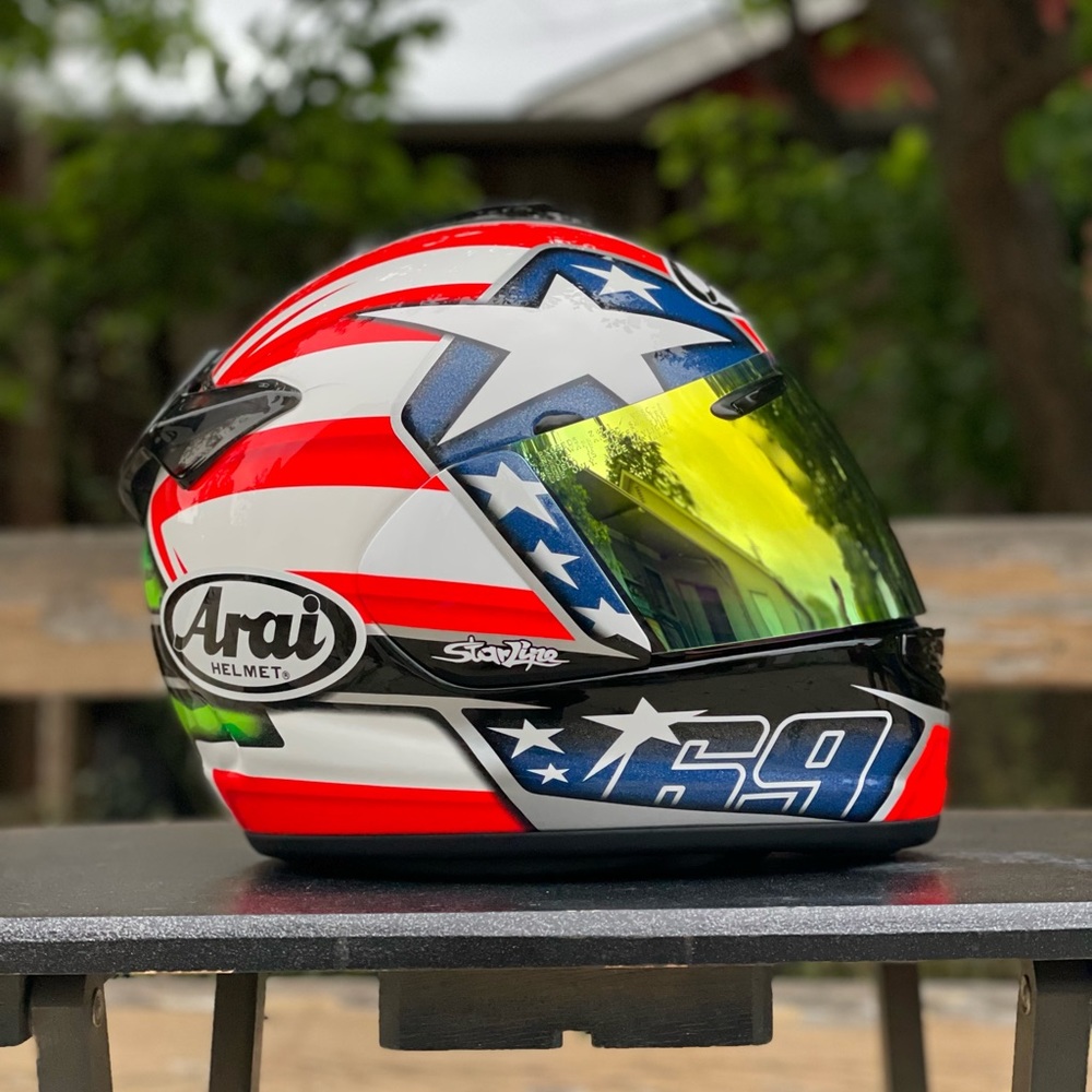 ARAI FULL FACE HELMET CHASER-X NICKY HAYDEN XS
